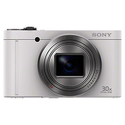 Sony Cyber-Shot WX500 Camera, HD 1080p, 18.2MP, 30x Optical Zoom, Wi-Fi, NFC, 3 Vari Angle LCD Screen White Sony Cyber-Shot WX500 Camera, HD 1080p, 18.2MP, 30x Optical Zoom, Wi-Fi, NFC, 3 Vari Angle LCD Screen White
